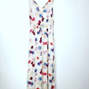 NWT Lucky Brand Floral Print Sleeveless Boho Dress